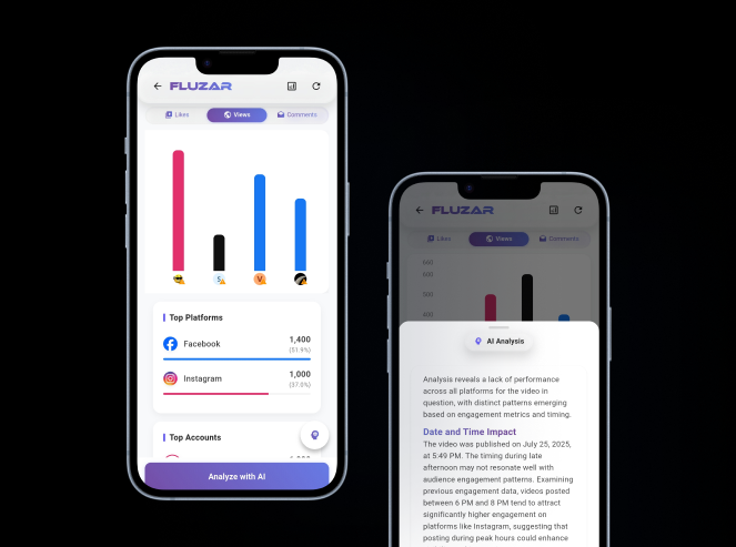 Fluzar Analytics Dashboard